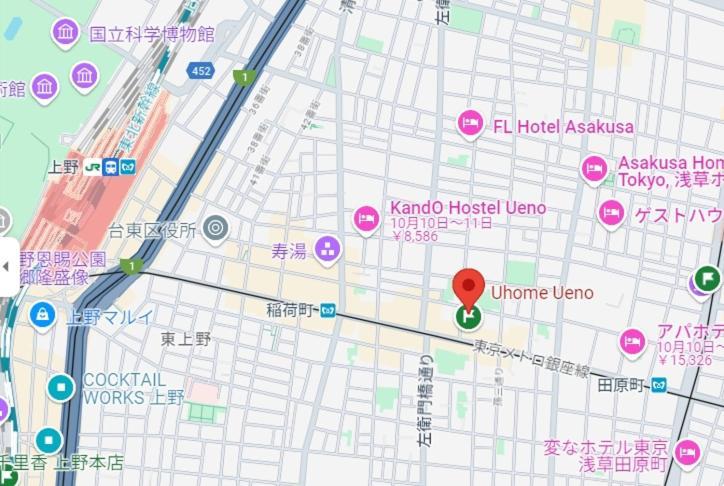 Uhome Ueno Hotel Токіо Екстер'єр фото